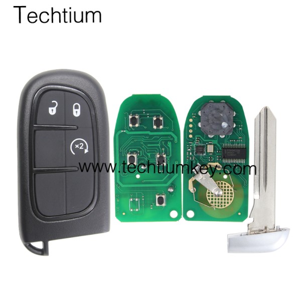 433Mhz 4A chip FCC:GQ4-54T keyless 3 button remote key for Dodge,Ram 2013-2017,Jeep 2014-2018